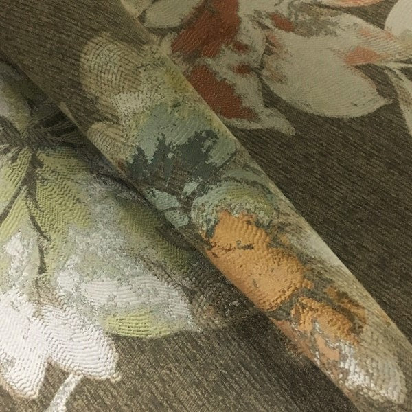 Swavelle Mill Creek Cloverfield Sorbet Floral Taupe Upholstery Fabric