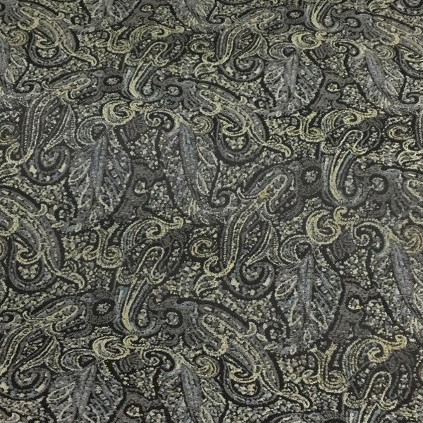 Swavelle Mill Creek Paisley Park Paisley Design Blue Upholstery Fabric