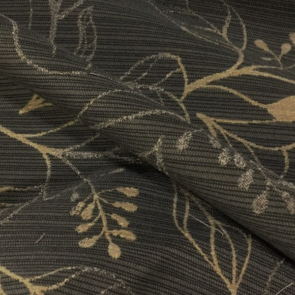 Swavelle Mill Creek Raven Mink Botanical Brown Upholstery Fabric