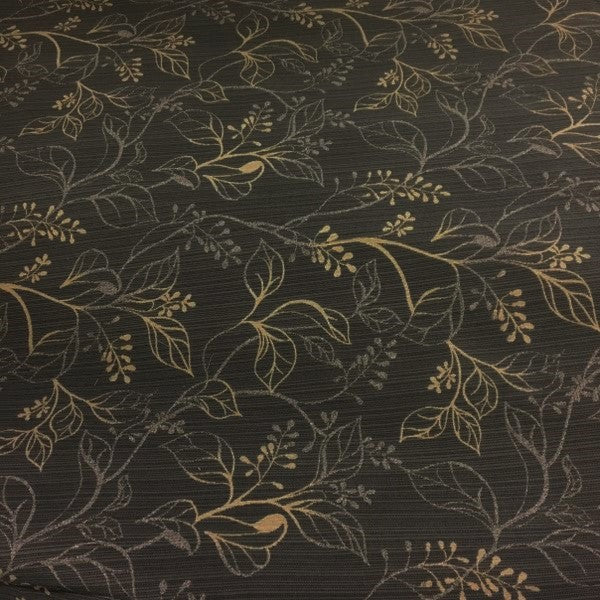 Swavelle Mill Creek Raven Mink Botanical Brown Upholstery Fabric