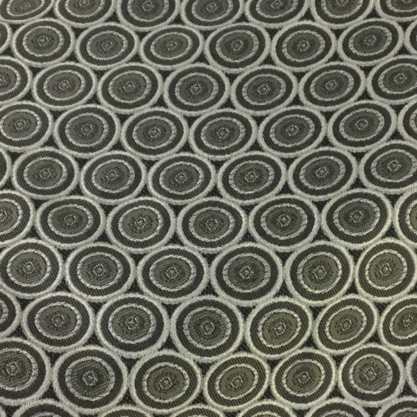 Richloom Hubble Granite Circles Grey Upholstery Fabric