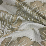 Swavelle Mill Creek Bermuda Sand Leaf Design Beige Upholstery Fabric