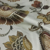 Swavelle Mill Creek Caroline Vino Floral Paisley Beige Upholstery Fabric