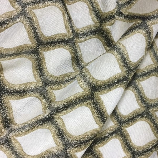 Swavelle Mill Creek Zulu Cream Chenille Ivory Upholstery Fabric
