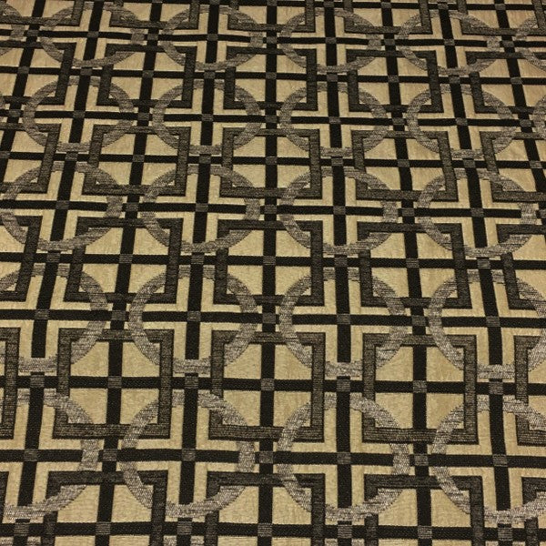 Swavelle Mill Creek Upholstery Fabric Geometric Pattern Sandler Pebble Toto Fabrics