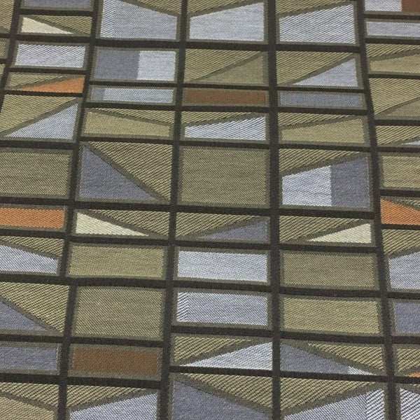 Maharam Pennant Ginger Geometric Beige Upholstery Fabric