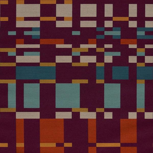 Remnant of Arc-Com Square One Amethyst Upholstery Fabric