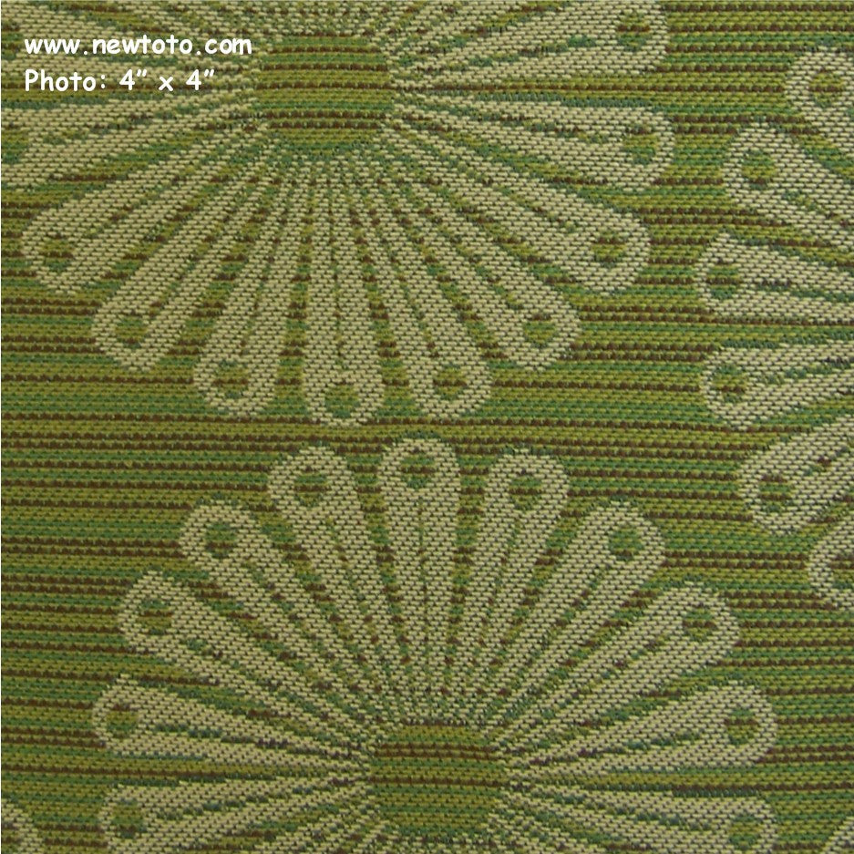 Remnant of CF Stinson Sunburst Granny Smith Green Upholstery Fabric