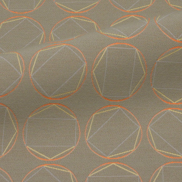CF Stinson Swivel Granite Geometric Gray Upholstery Fabric