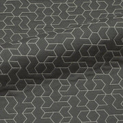 CF Stinson Tangram Slate Geometric Gray Upholstery Fabric
