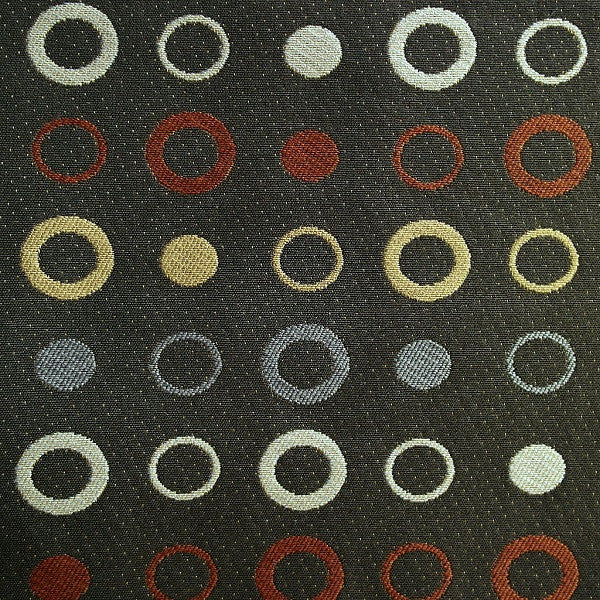 Remnant of Theory Exercise Black Upholstery Fabric