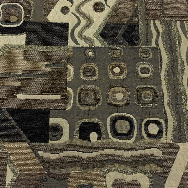 Swavelle Mill Creek Banderas Marble Brown Modern Designed Upholstery Fabric
