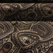 Swavelle Mill Creek Upholstery Fabric Paisley Pattern Eastham Espresso