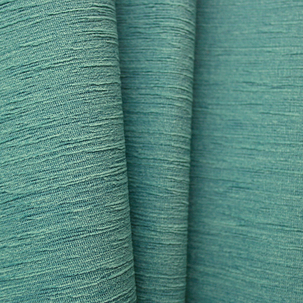 Fabric Remnant of Unspun Sea Blue Upholstery Fabric