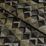 Zinging Along Sepia Diamond Pattern Grey Upholstery Fabric