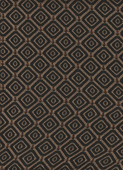 Teague Bark Diamond Pattern Black Upholstery Fabric