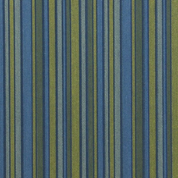 Maharam Fabrics Fabric Remnant of Align Fresh Blue Stripe Upholstery Fabric