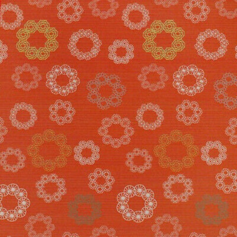Momentum Allegory Heat Orange Upholstery Fabric