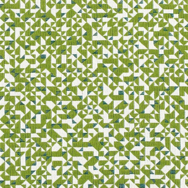 Remnant of HBF Textiles Caddy Corner Angle Green Upholstery Fabric