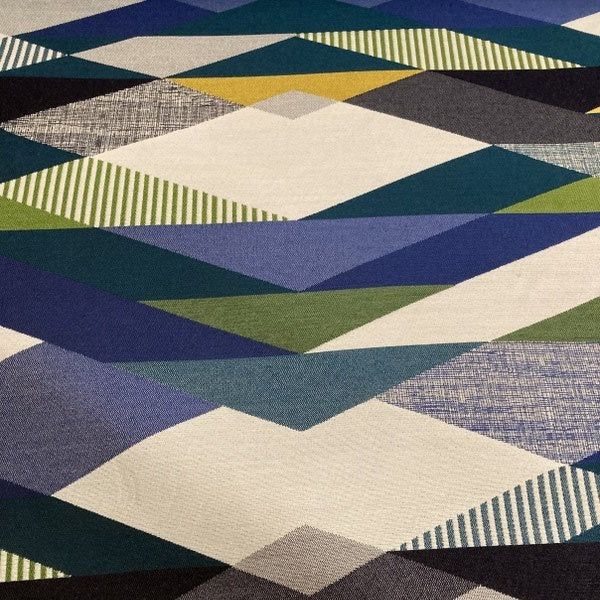 Designtex Angle Blueprint Sunbrella Outdoor Upholstery Fabric