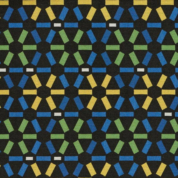 Arc-Com Atomic Cobalt Upholstery Fabric