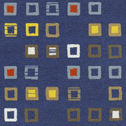 Fabric Remnant of Avenue Pacific Blue Upholstery Fabric