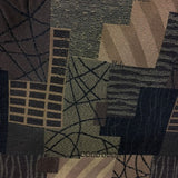Swavelle Mill Creek Barker Raven Geometric Black Upholstery Fabric