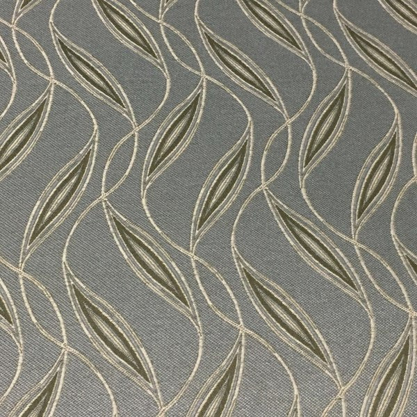 Sina Pearson Beachcomber Calm Botanical Crypton Gray Upholstery Fabric