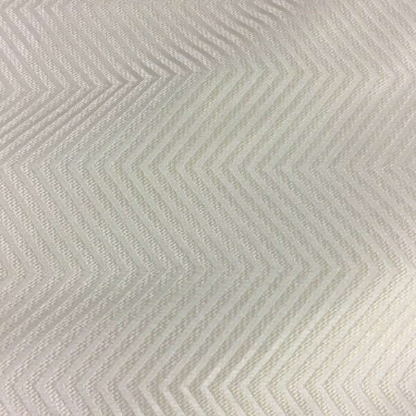 Swavelle Mill Creek Bennison Ecru Chevron Ivory Upholstery Fabric