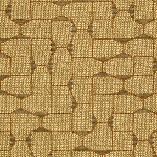 Maharam Fabrics Fabric Remnant of Bevel Amber Yellow Upholstery Fabric 