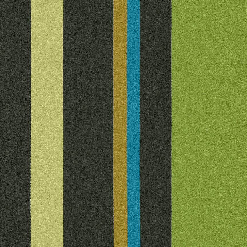 Remnant of Big Stripe Spring Black Upholstery Fabric