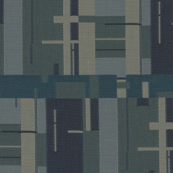 Designtex Fabrics Upholstery Fabric Remnant Birch Bark Plaid Bluebird