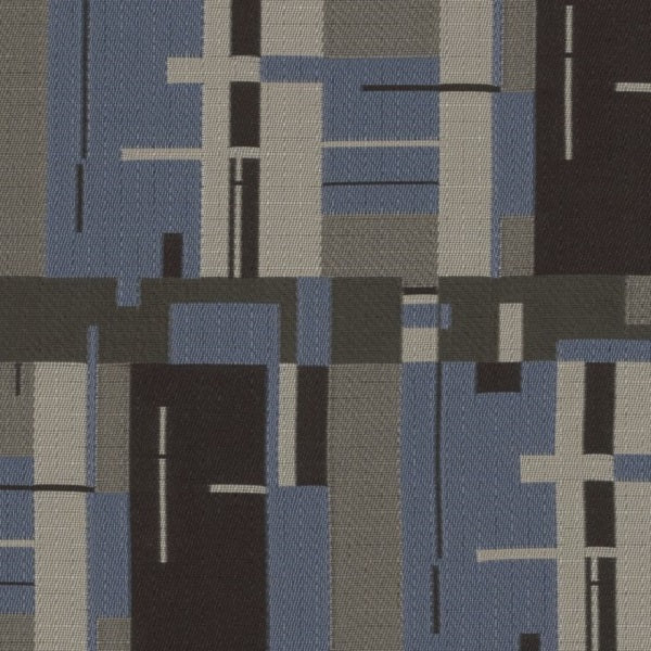 Designtex Fabrics Upholstery Fabric Remnant Birch Bark Plaid Kingfisher