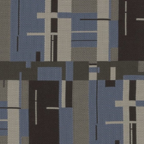 Designtex Fabrics Upholstery Fabric Remnant Birch Bark Plaid Kingfisher