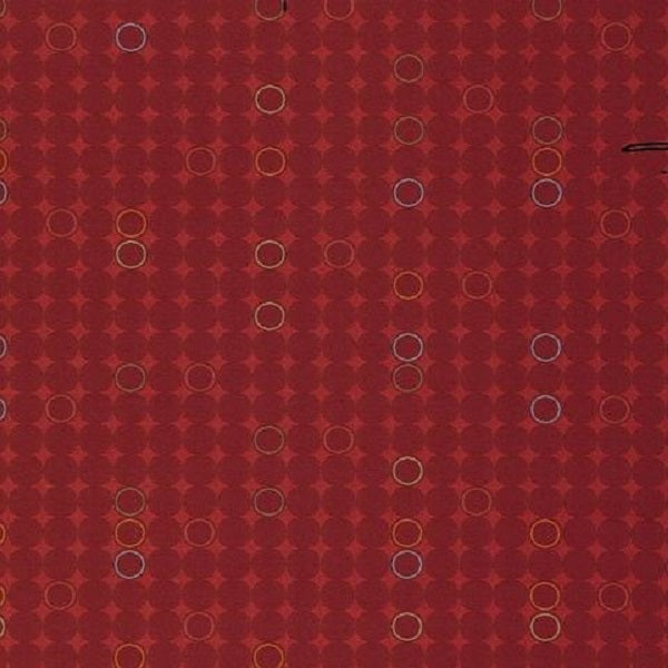Maharam Blip Siege Modern Red Upholstery Fabric