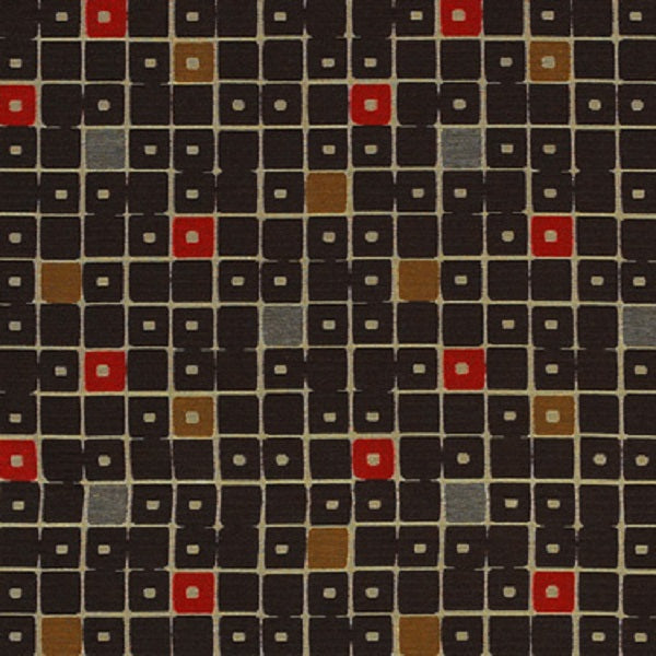 Momentum Textiles Fabric Remnant of Bloc Carbon Black Upholstery Fabric