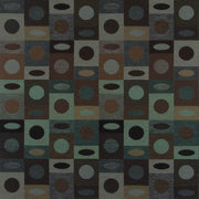 Fabric Remnant of Arc-Com Bounce Mint Chocolate Upholstery Fabric