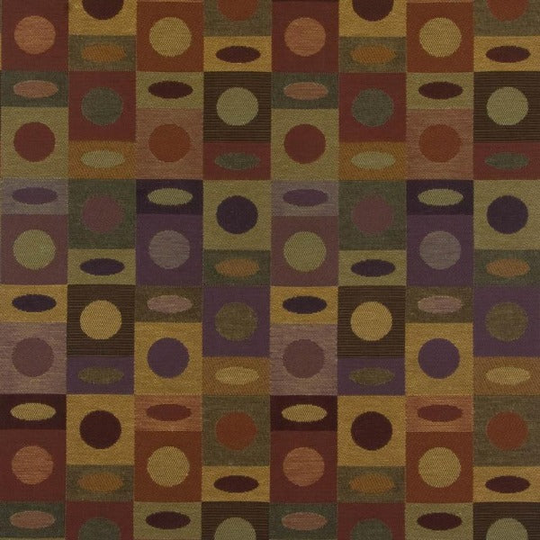 Remnant of Arc-Com Bounce Spice Upholstery Fabric