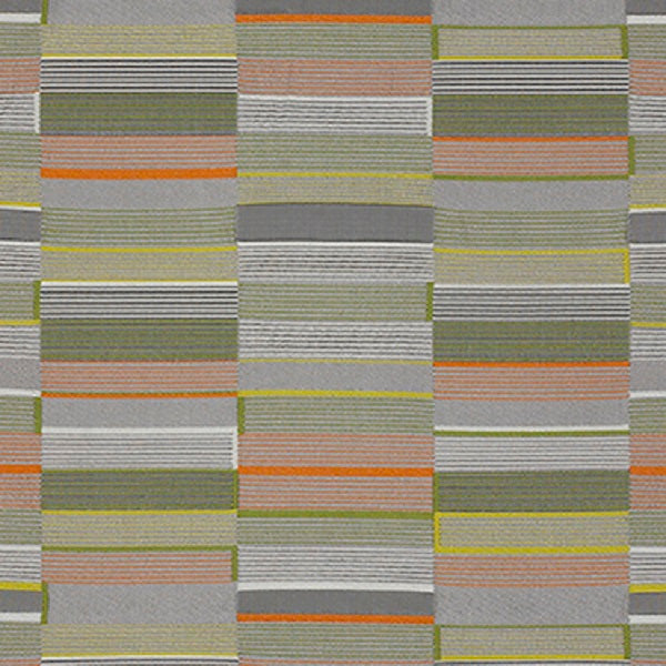 Momentum Textiles Upholstery Fabric Modern Stripe Boxcar Tundra