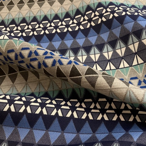 Brentano Pinnacle Spire Blue Sunbrella Upholstery Fabric