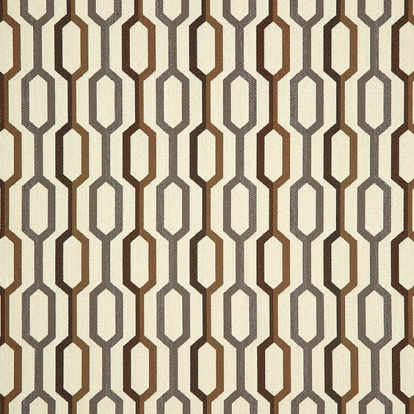 Sunbrella Camden Color 3 Neutral Toned Ogee Design Tan Upholstery Fabric