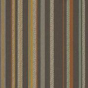 Arc-Com Fabrics Fabric Remnant of Campus Stripe Fog