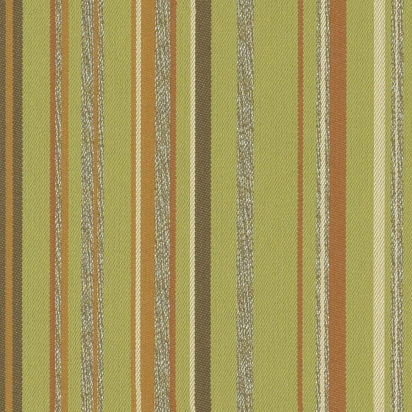 Arc-Com Fabrics Fabric Remnant of Campus Stripe Lime Green Upholstery Fabric