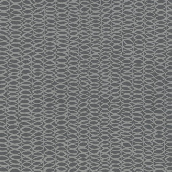 Designtex Catalyst Steel Rows Of Ovals Gray Upholstery Vinyl