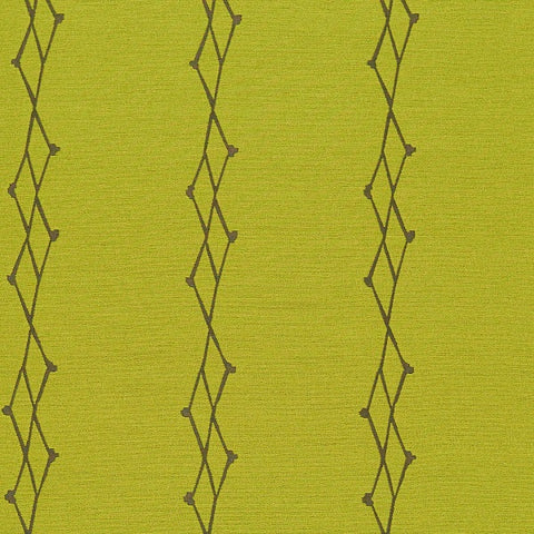 Arc-Com Centring Stripe Kiwi Upholstery Fabric