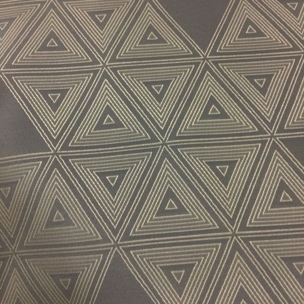 CF Stinson Perimeter Sterling Geometric Gray Upholstery Fabric