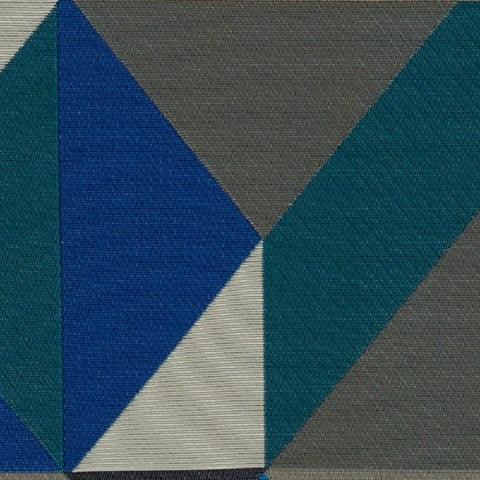Carnegie Collage Blue Upholstery Fabric