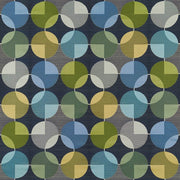 Arc-Com Fabrics Upholstery Fabric Geometric Design Compass Midnight