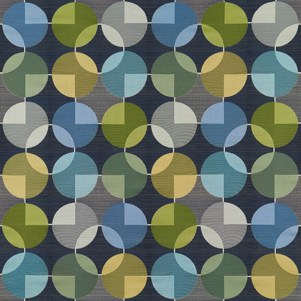 Arc-Com Fabrics Upholstery Fabric Geometric Design Compass Midnight