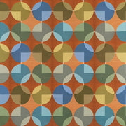 Arc-Com Fabrics Upholstery Fabric Remnant Compass Papaya